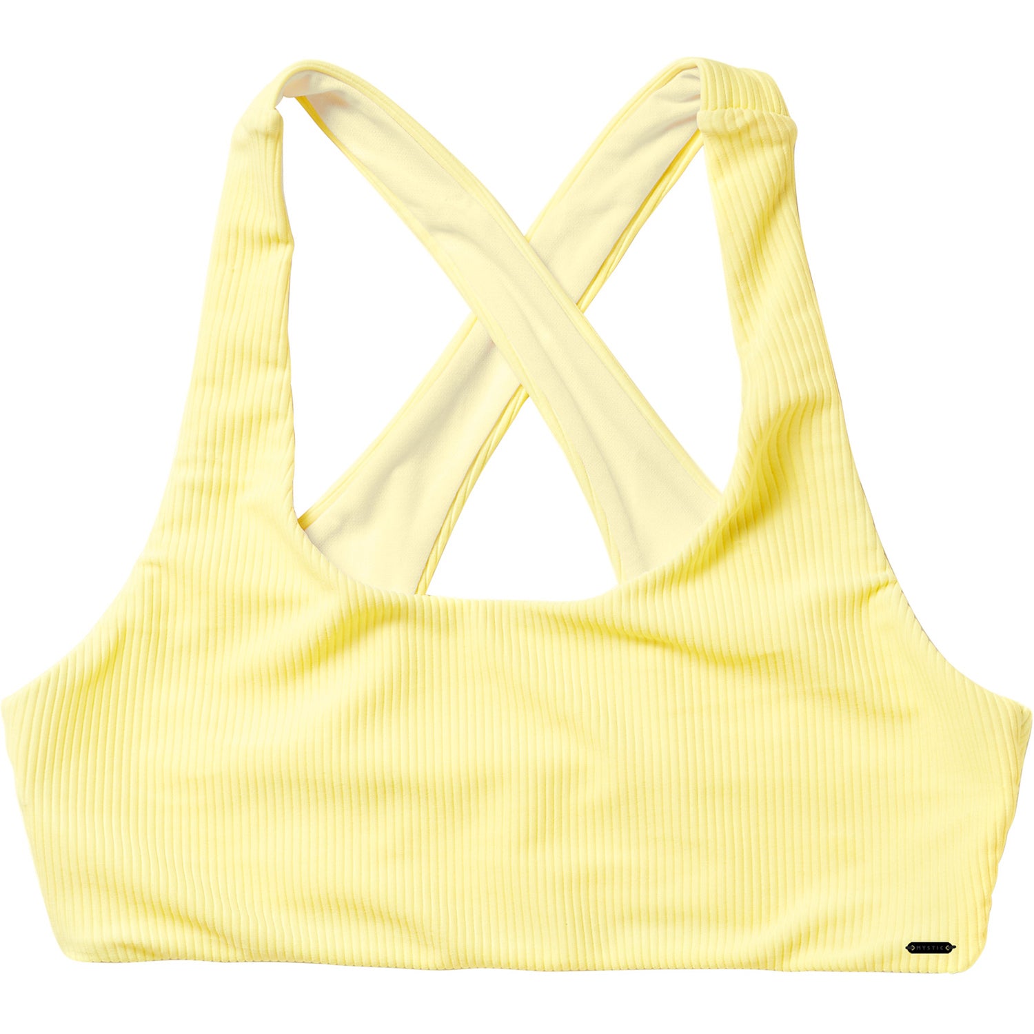  Mystic Womens Lana Bikini Top - Pastel Yellow