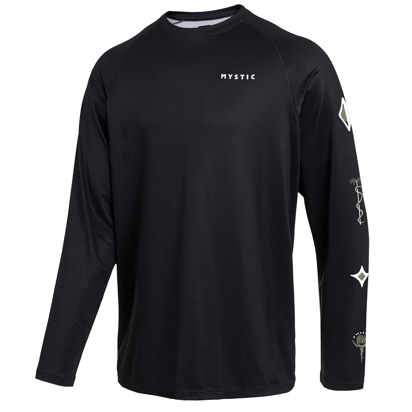  Mystic Bolt Longsleeve Rash Vest - Black