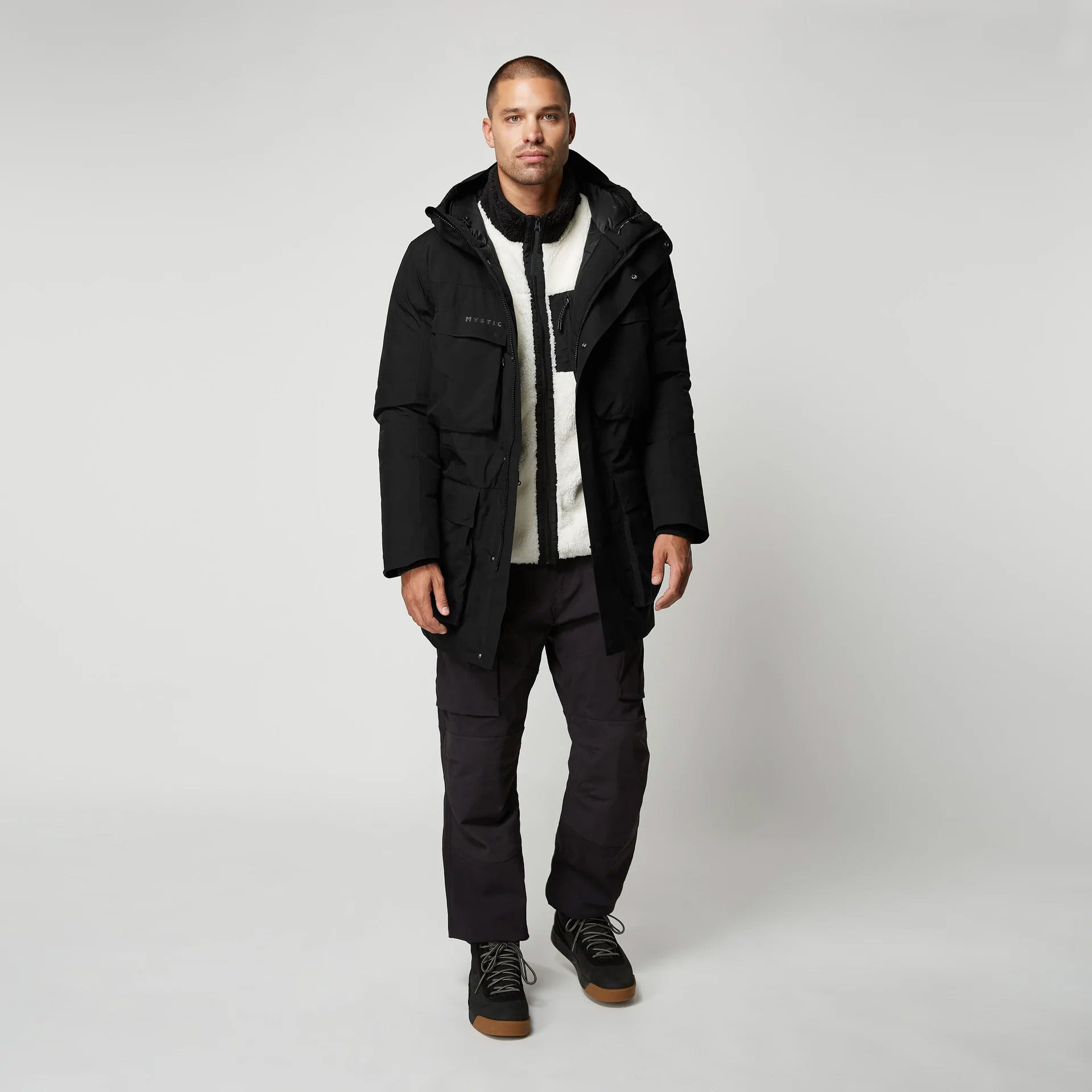  Mystic DTS Parka Coat [DARK TECH SERIES] - Black