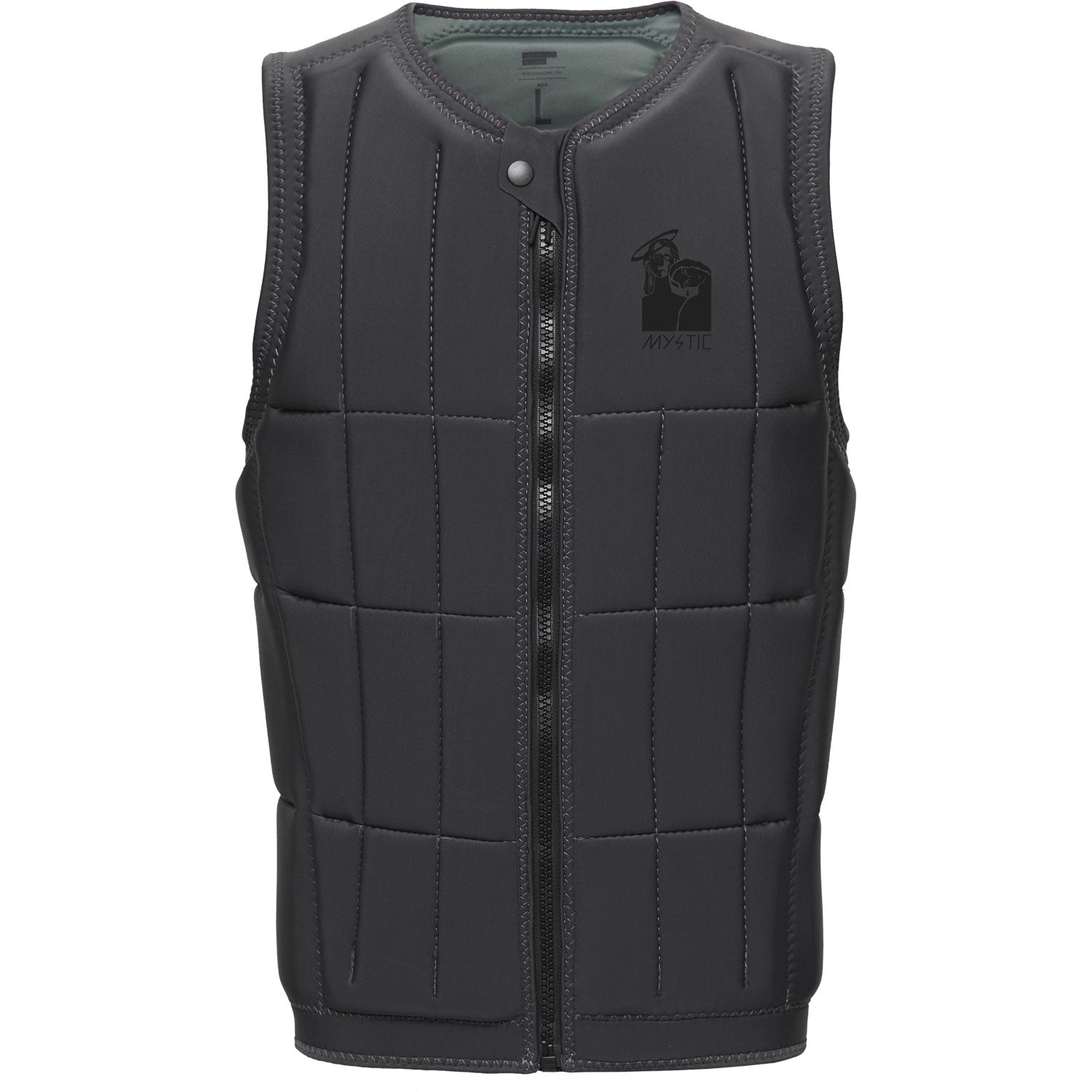  Mystic Anarchy Wake Boarding Impact Vest - Phantom Grey / Reversible