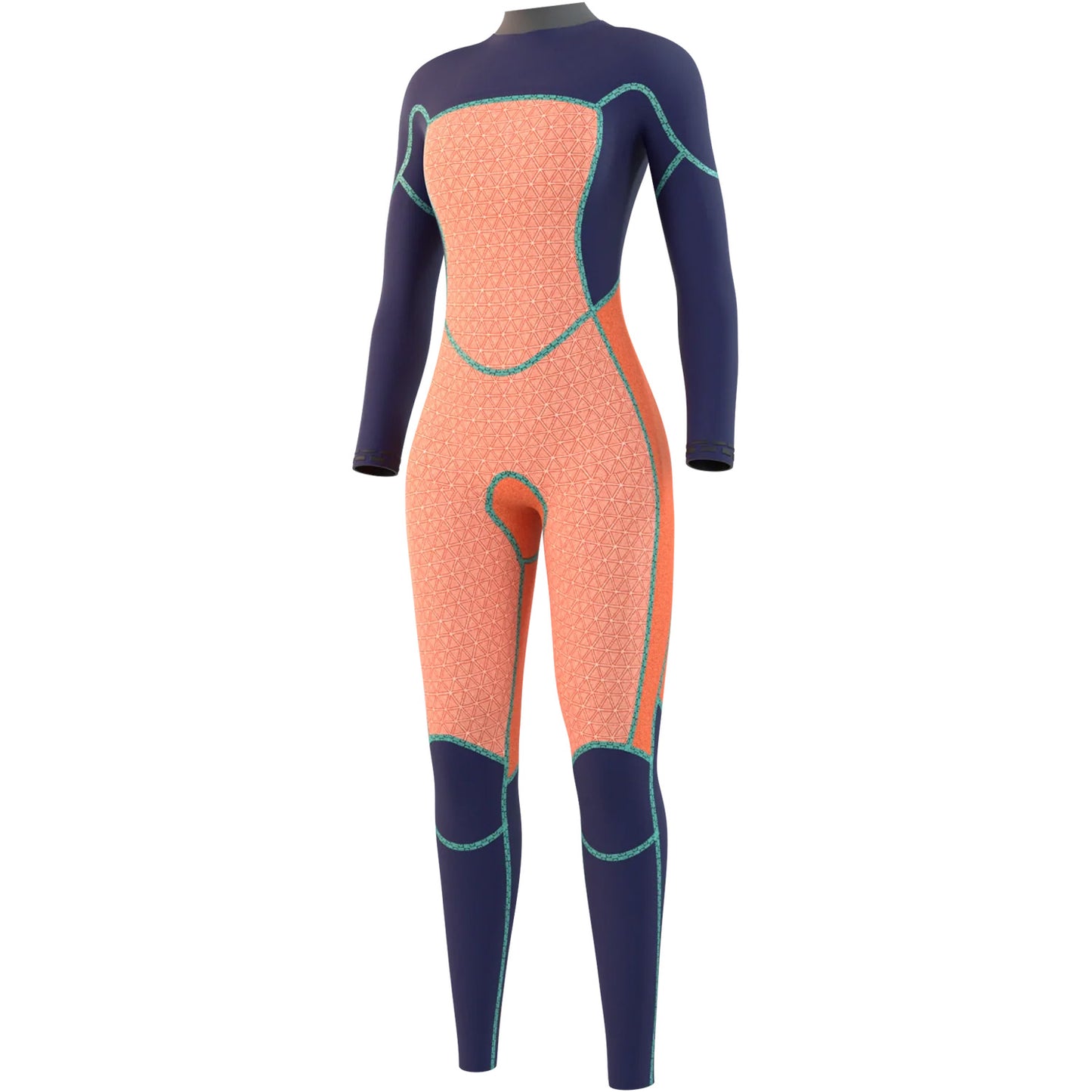  Mystic Womens Jayde 5/4mm Chest-Zip Fullsuit Wetsuit - Black