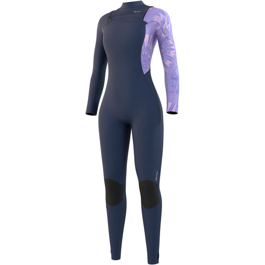  Mystic Womens Jayde 3/2mm Chest-Zip Fullsuit Wetsuit - Navy