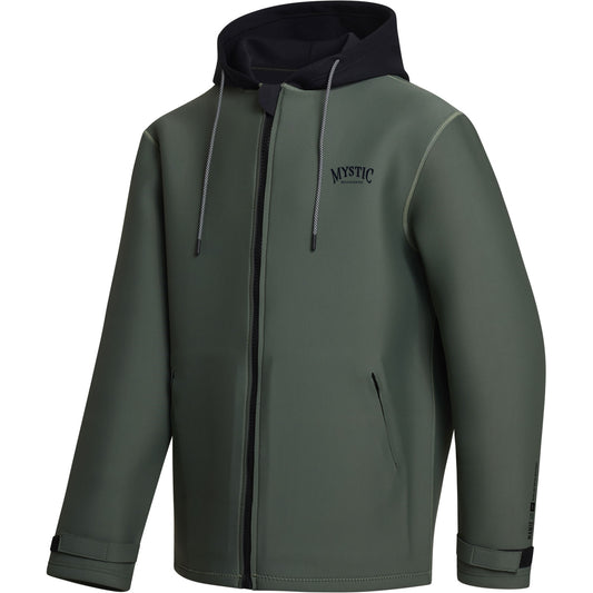  Mystic Manic Hoodie 2mm Neoprene Hoody - Dark Olive 230345