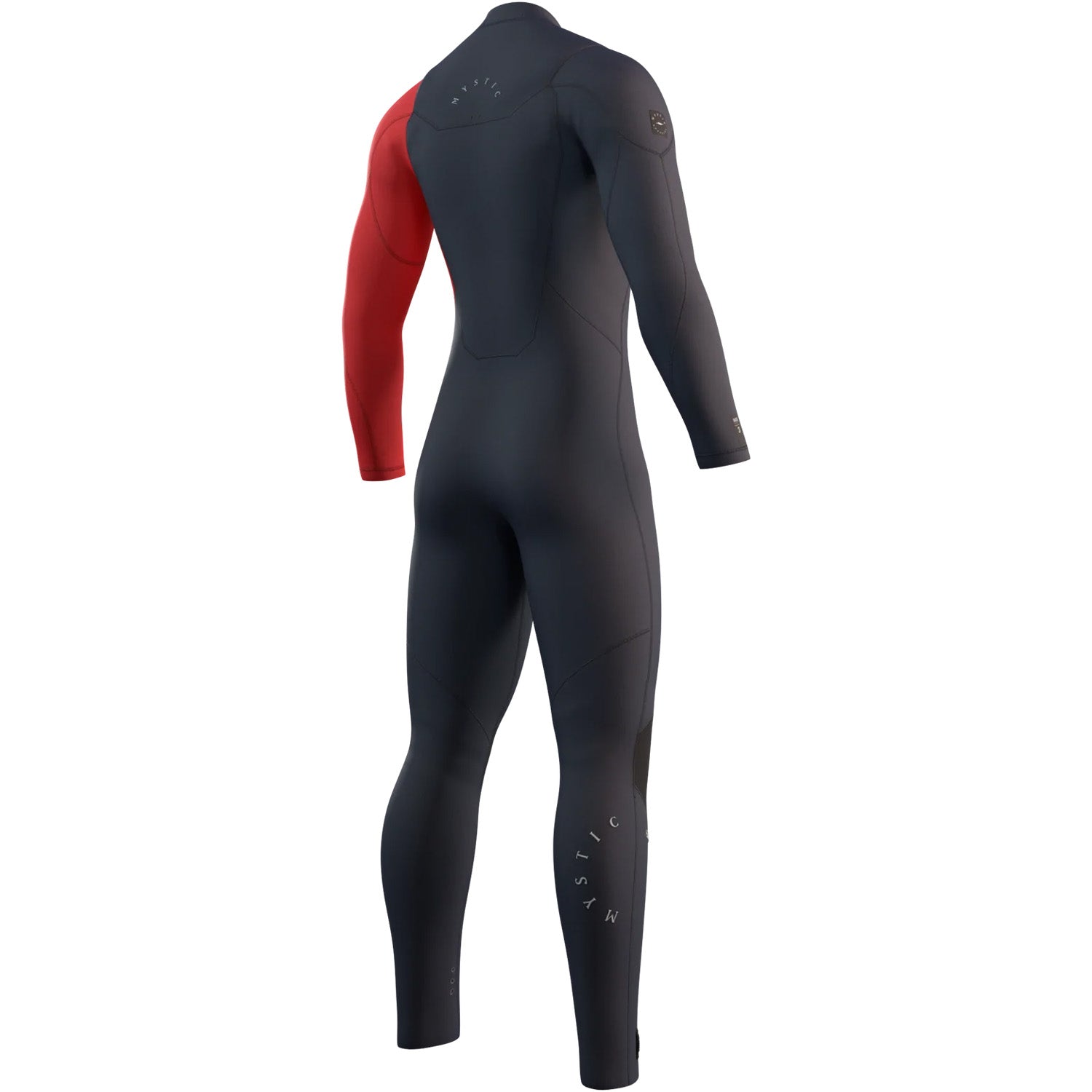  Mystic Marshall 4/3mm Front-Zip Fullsuit Wetsuit - Navy/Red