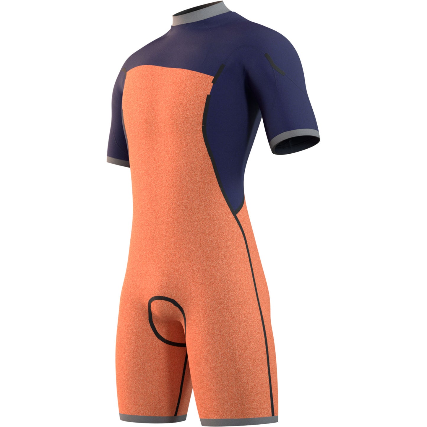  Mystic Marshall 3/2mm Shorty Wetsuit - Light Grey