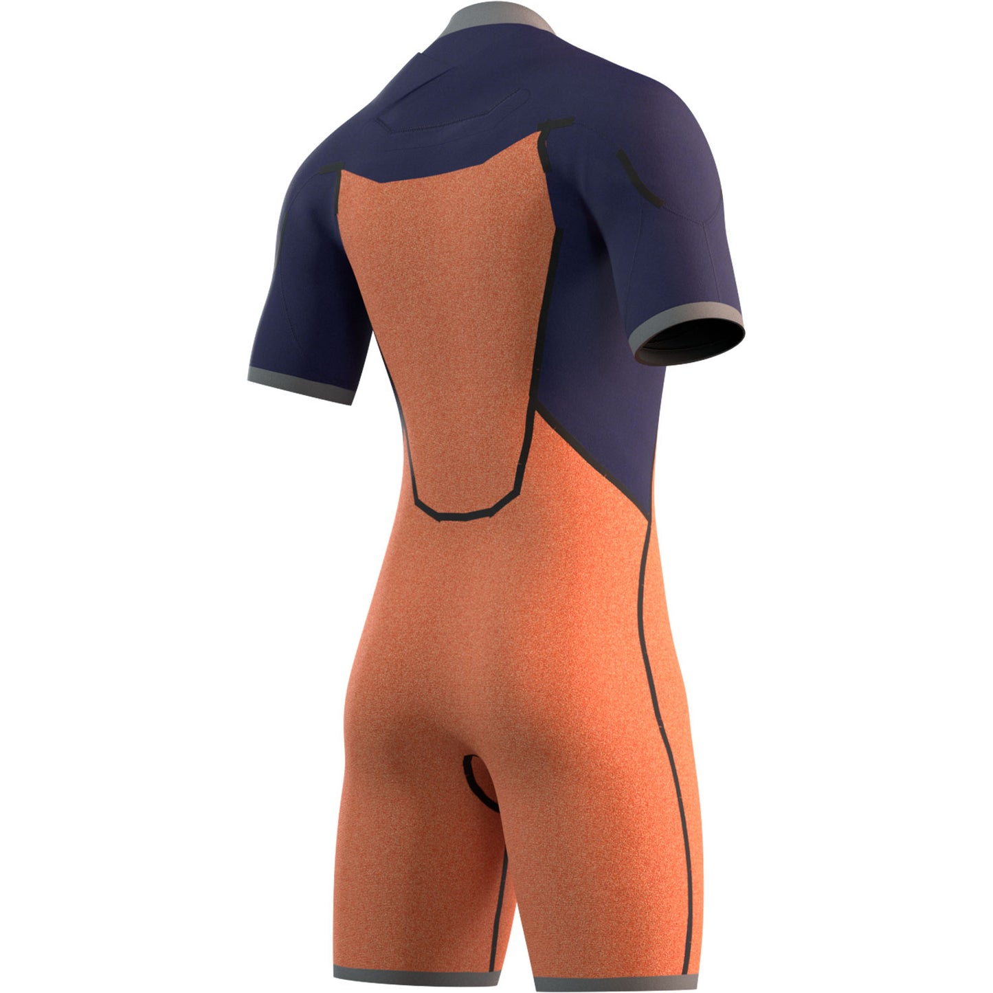  Mystic Marshall 3/2mm Shorty Wetsuit - Light Grey