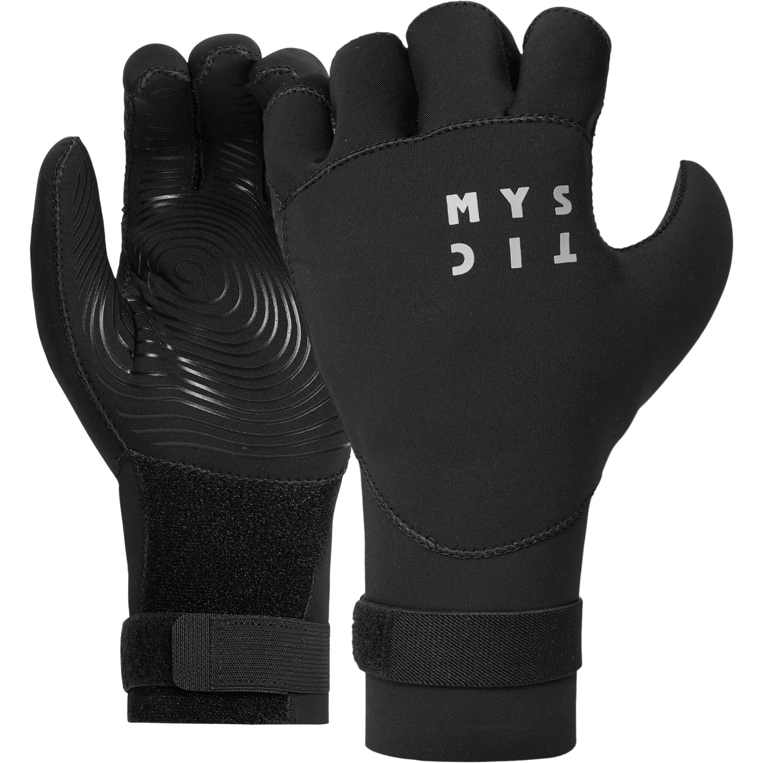  Mystic Roam 3mm Pre Curved Wetsuit Gloves - Black