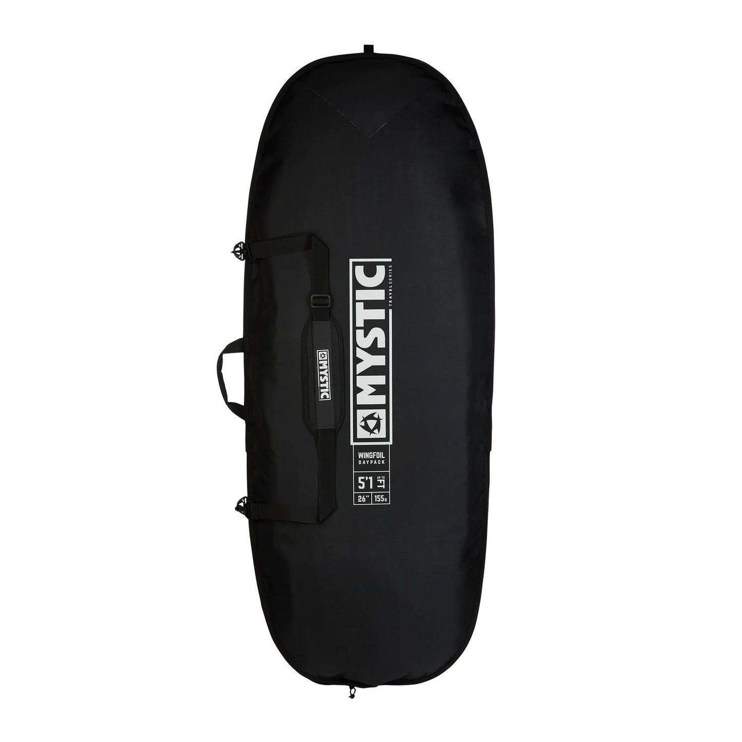  Mystic Star Foil Board Bag Day Pack - Slim Fit - Black