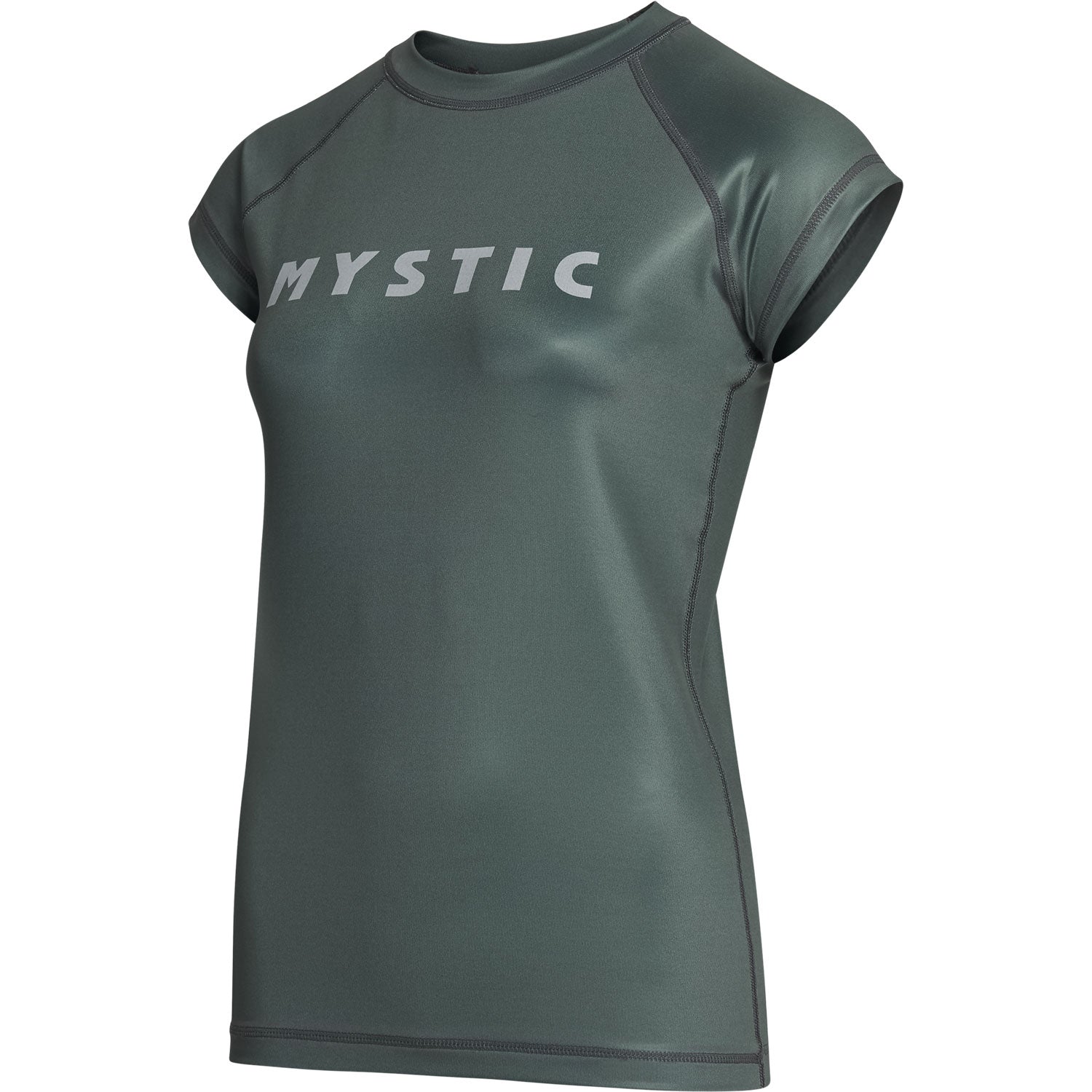 Mystic Womens Star Short Sleeve Rashvest - Dark Olive