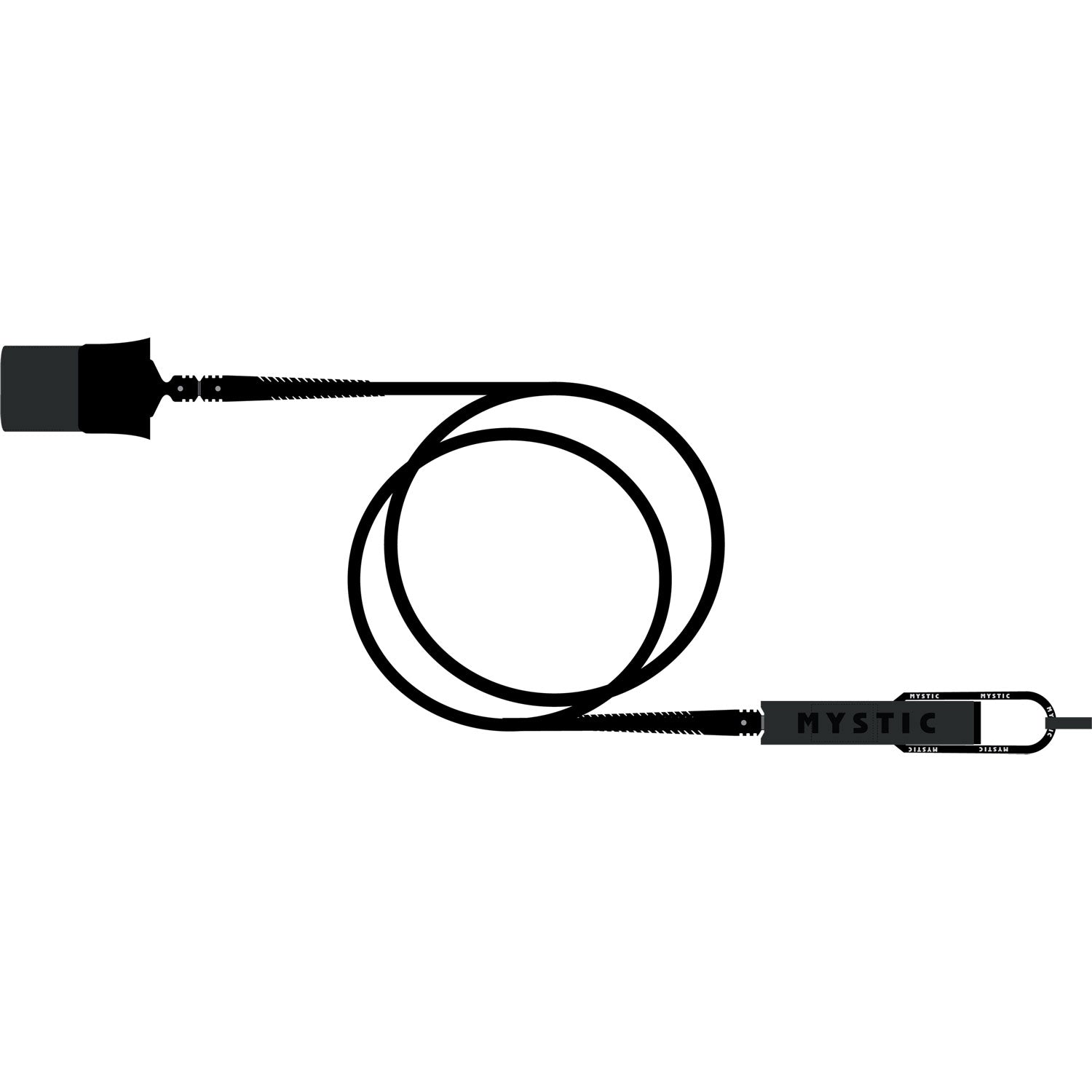  Mystic Surf Pro Board Leash - Black