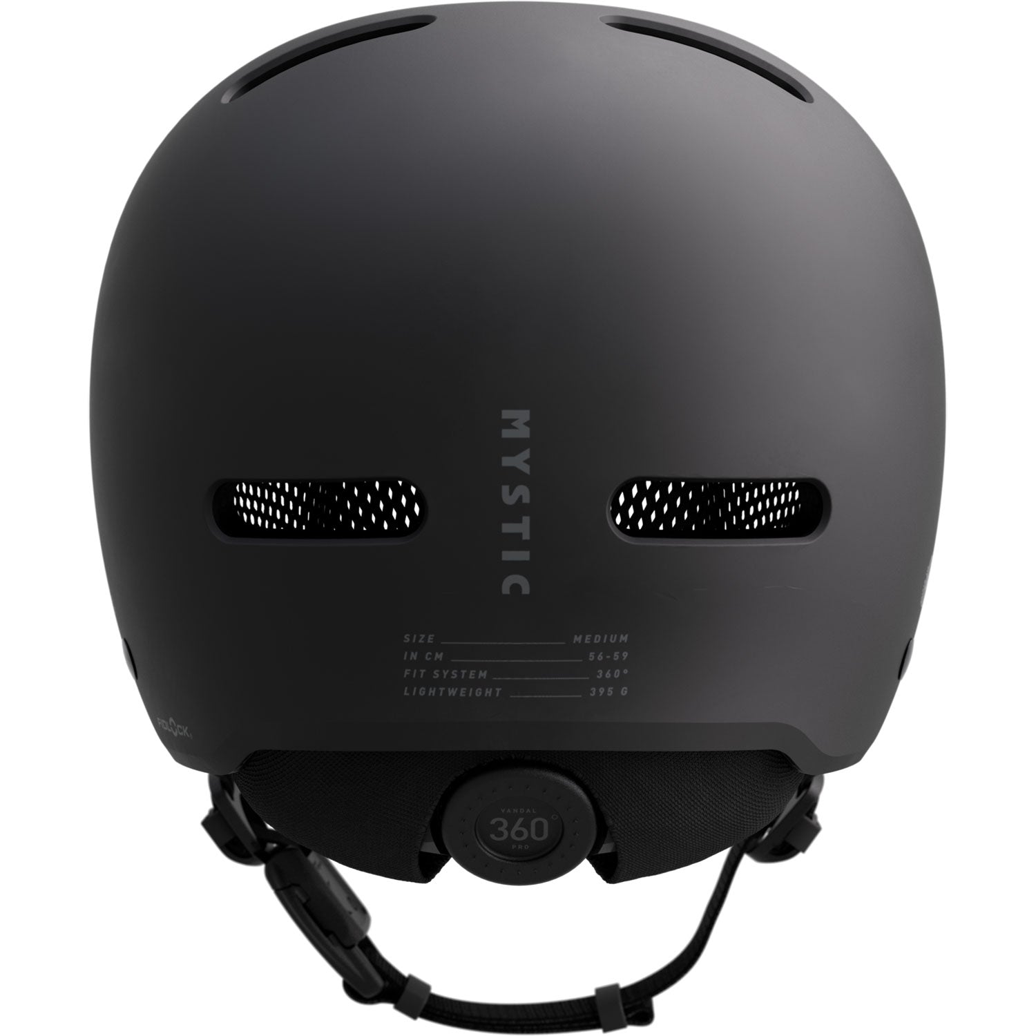  Mystic Vandal Pro Wakeboard / Watersport Helmet - Black