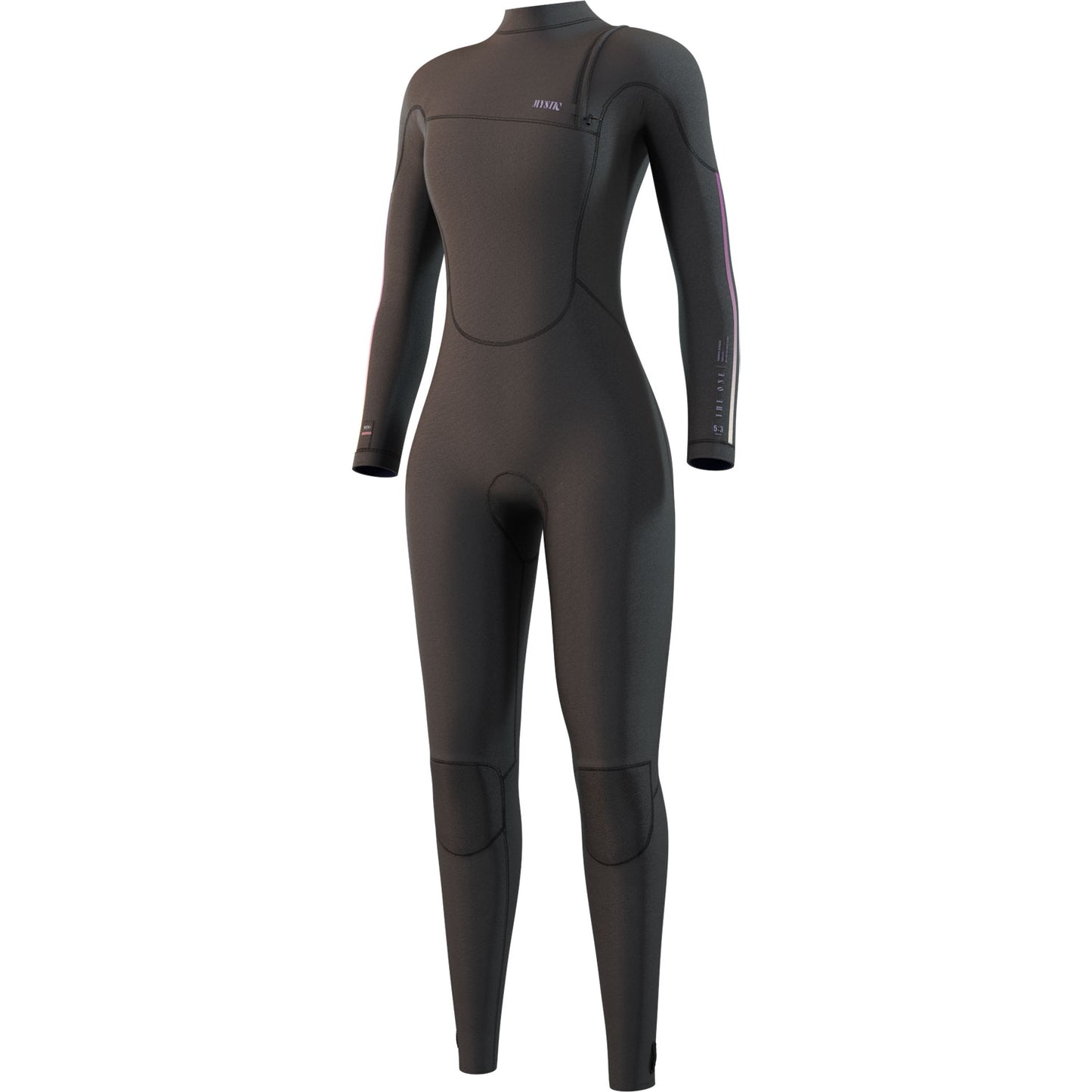  Mystic Womens The One 4/3 GBS Zip-Free Wetsuit - Black