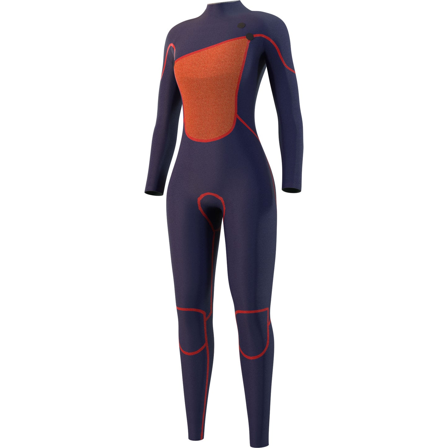  Mystic Womens The One 3/2 GBS Zip-Free Wetsuit - Black