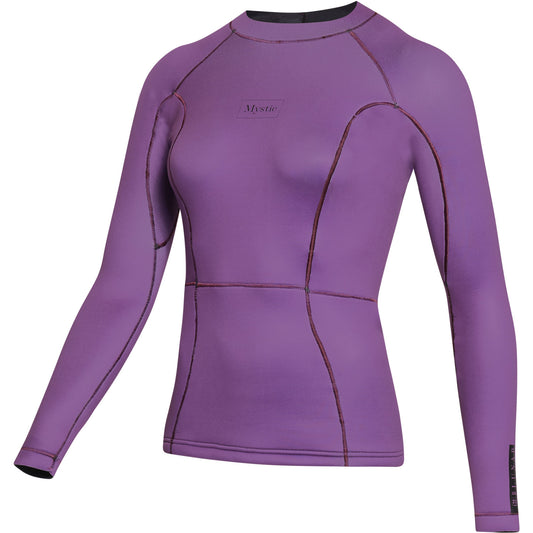  Mystic Womens Lunar 2mm Long Sleeve Neoprene Vest - Sunset