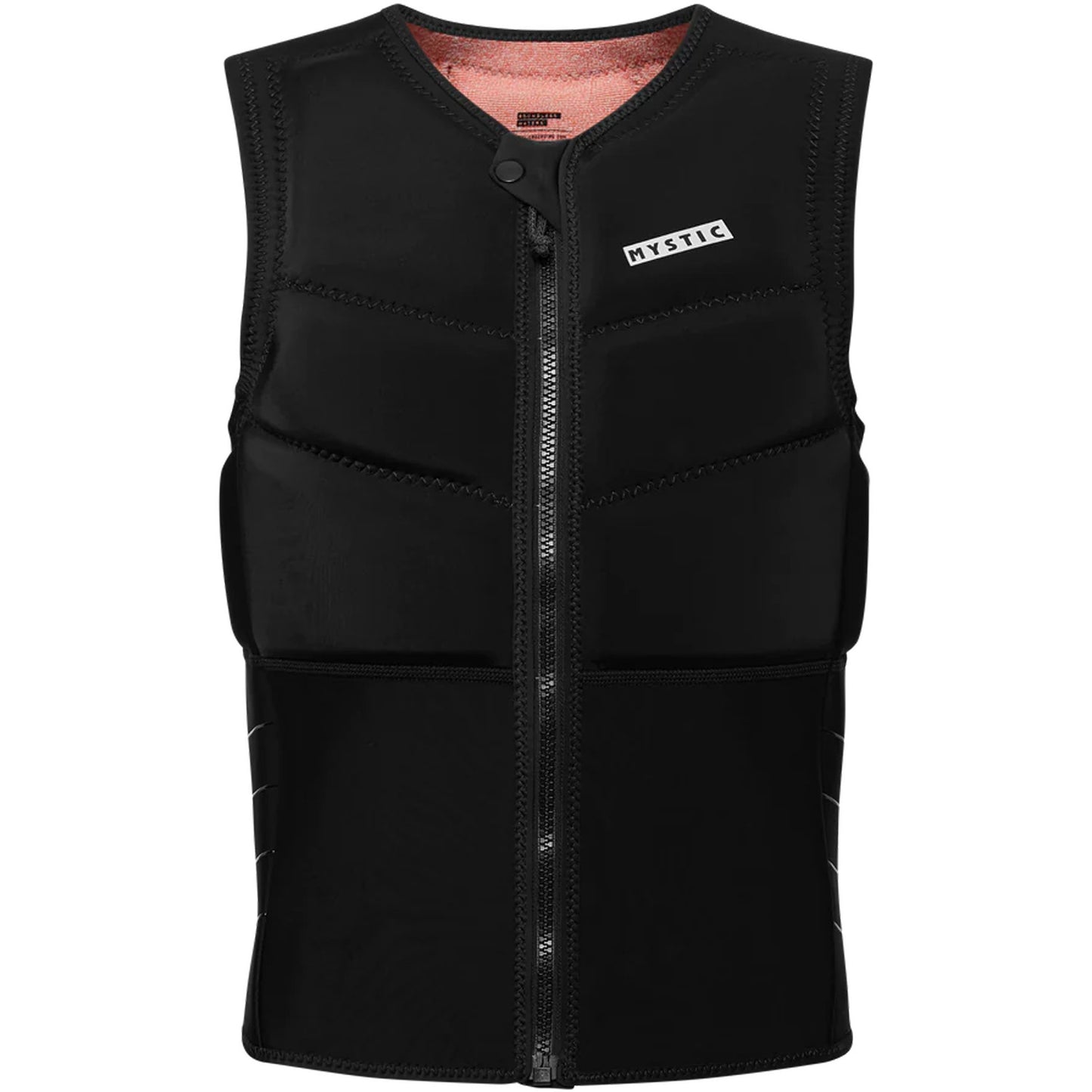  Mystic Foil Front-Zip Impact Vest - Black