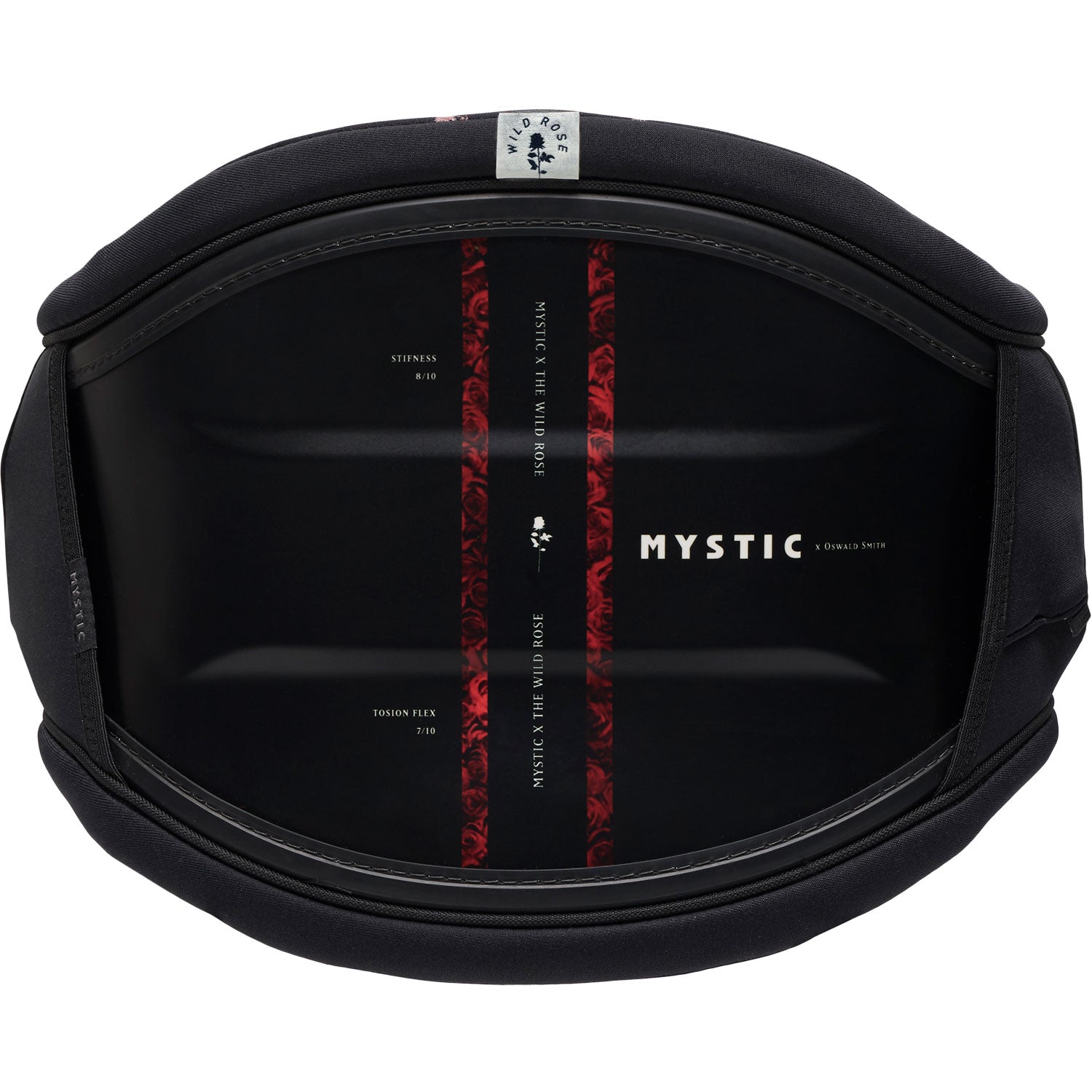  Mystic Majestic OS Waist Harness No Spreader Bar - Black/Red