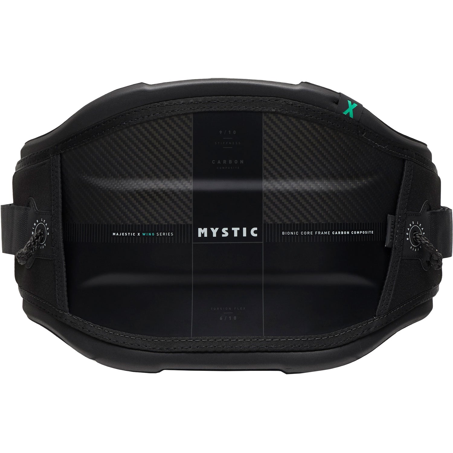  Mystic Majestic X Carbon Hardshell Wing Foil Harness - Black 240190