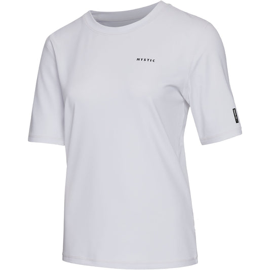  Mystic Womens Solstice Short-Sleeve Rashvest- White