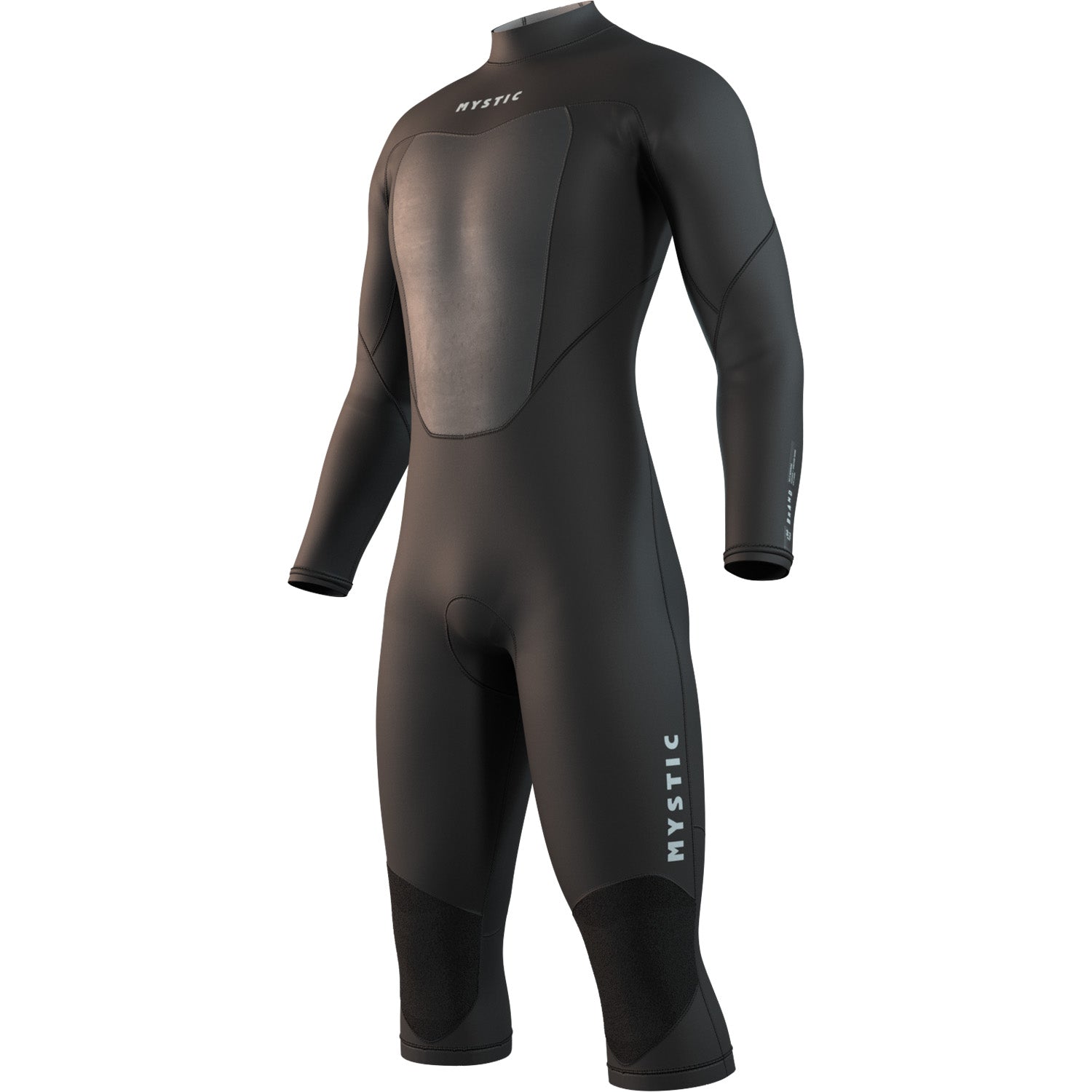  Mystic BRAND 3/2mm Back-Zip Long Arm Short Leg Wetsuit - Black