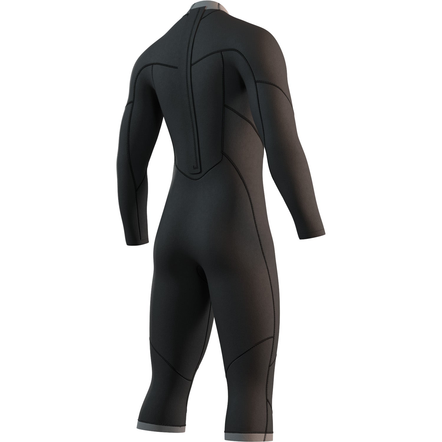  Mystic BRAND 3/2mm Back-Zip Long Arm Short Leg Wetsuit - Black
