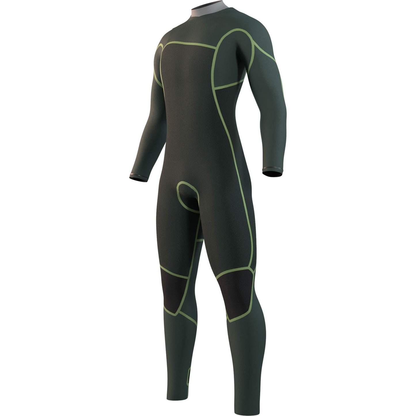 Mystic EVOLVE 4/3mm Front-Zip Natural Foam Wetsuit - Black
