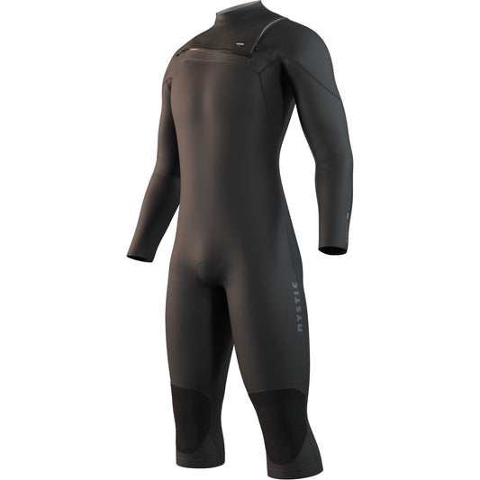  Mystic MOTION 4/3m Front-Zip Long Arm Short Leg Wetsuit - Black