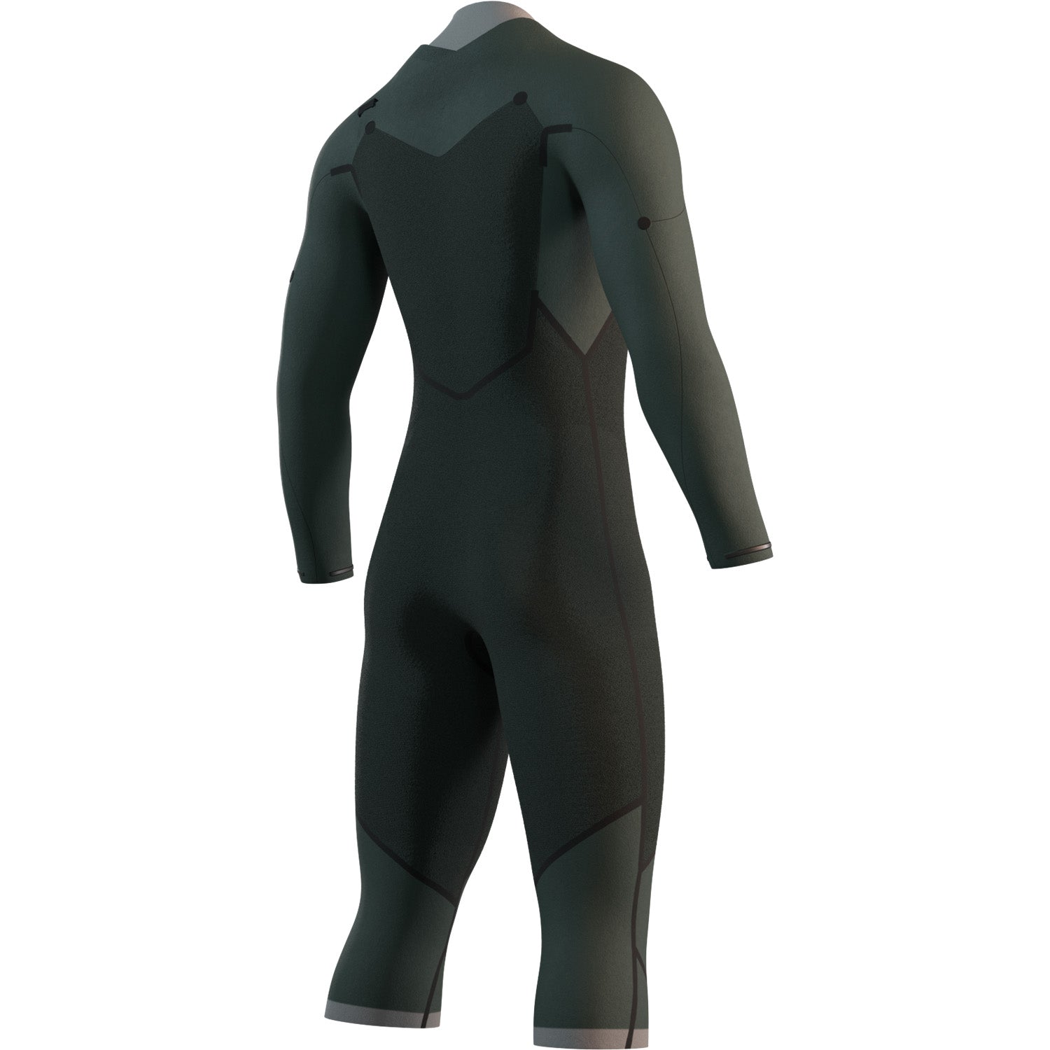  Mystic MOTION 4/3m Front-Zip Long Arm Short Leg Wetsuit - Black