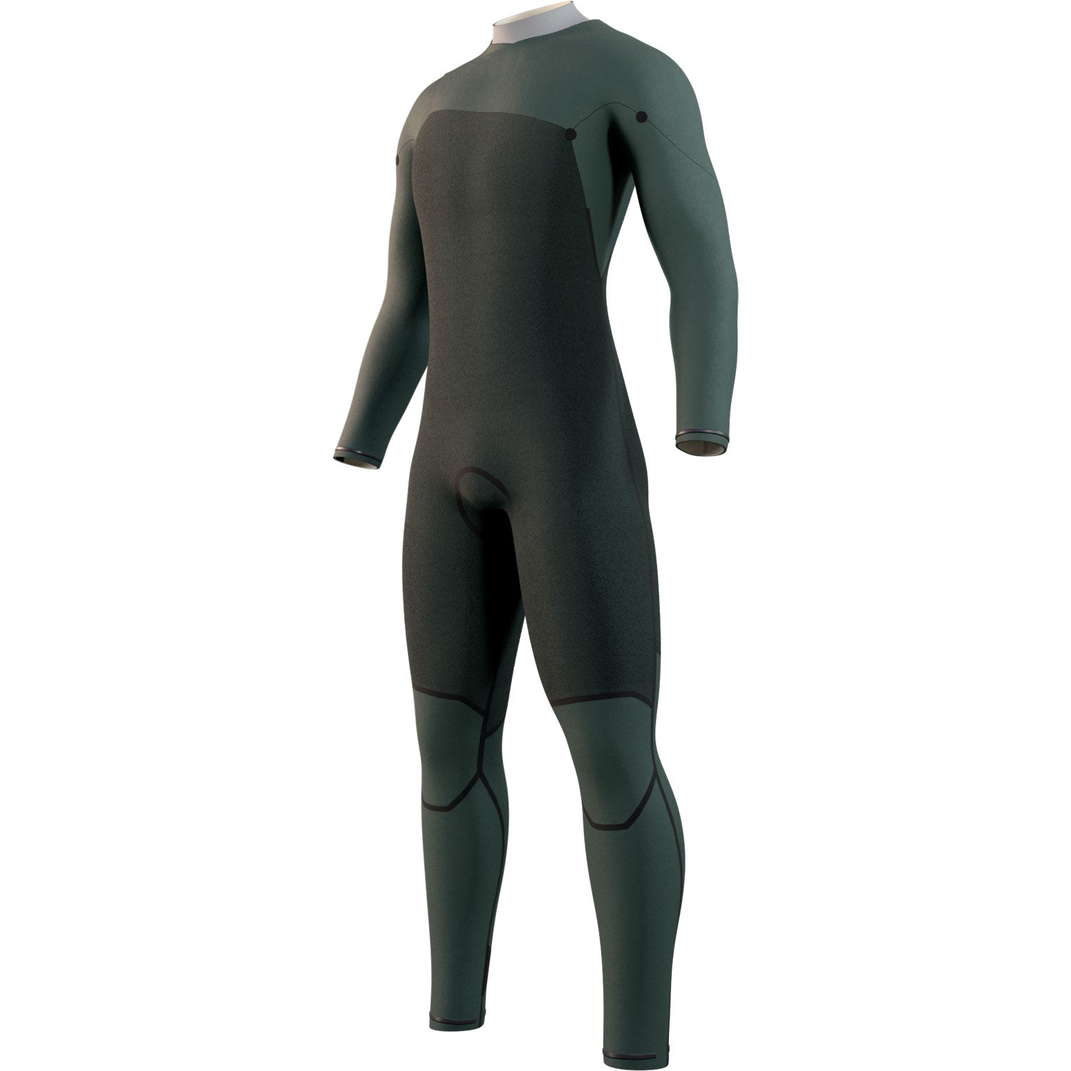  Mystic MOTION 5/3mm Front-Zip Fullsuit Wetsuit - Black/Sand