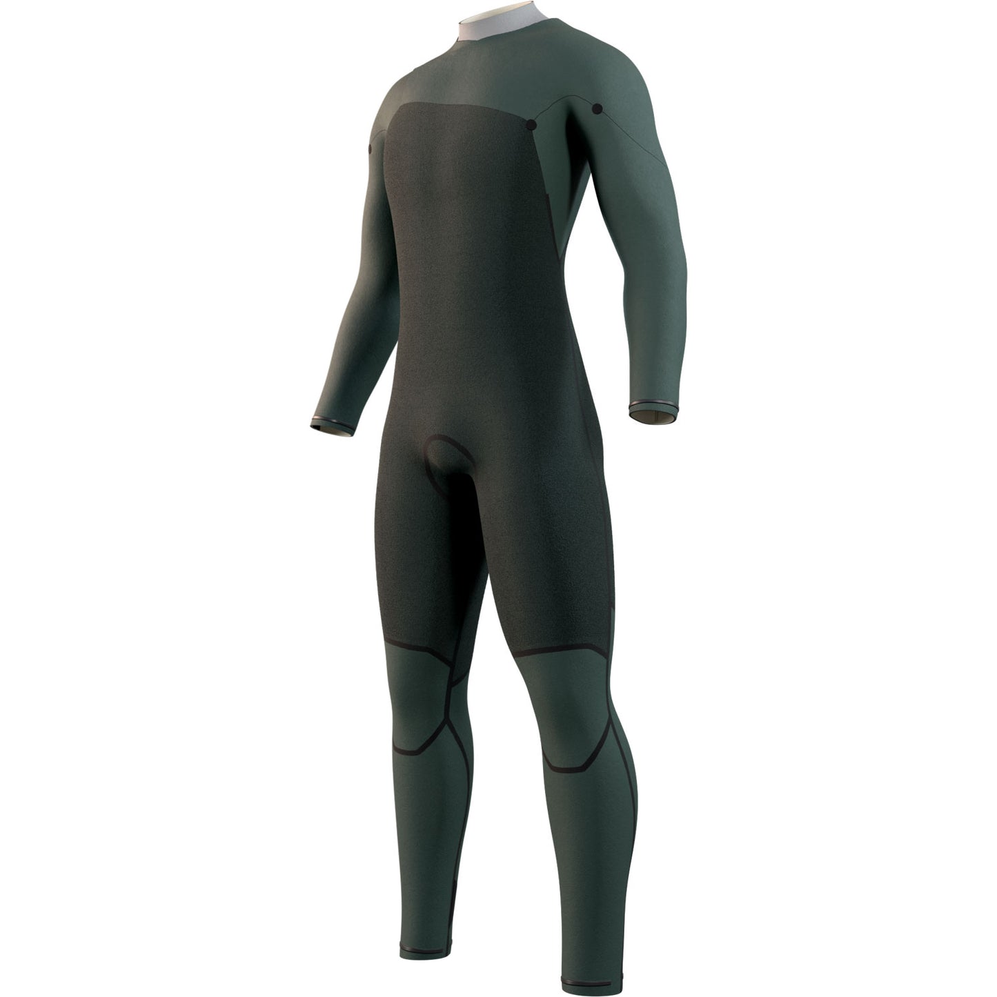  Mystic MOTION 3/2m Front-Zip Fullsuit Wetsuit - Black/Sand