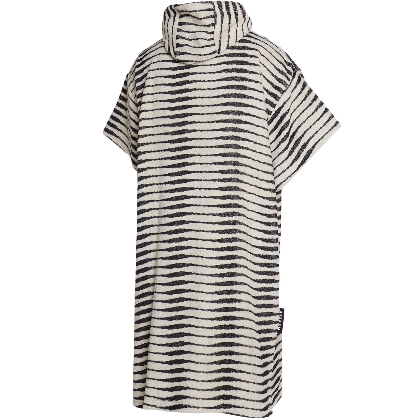  Mystic Jaquard Cotton Poncho Robe- Marshmallow