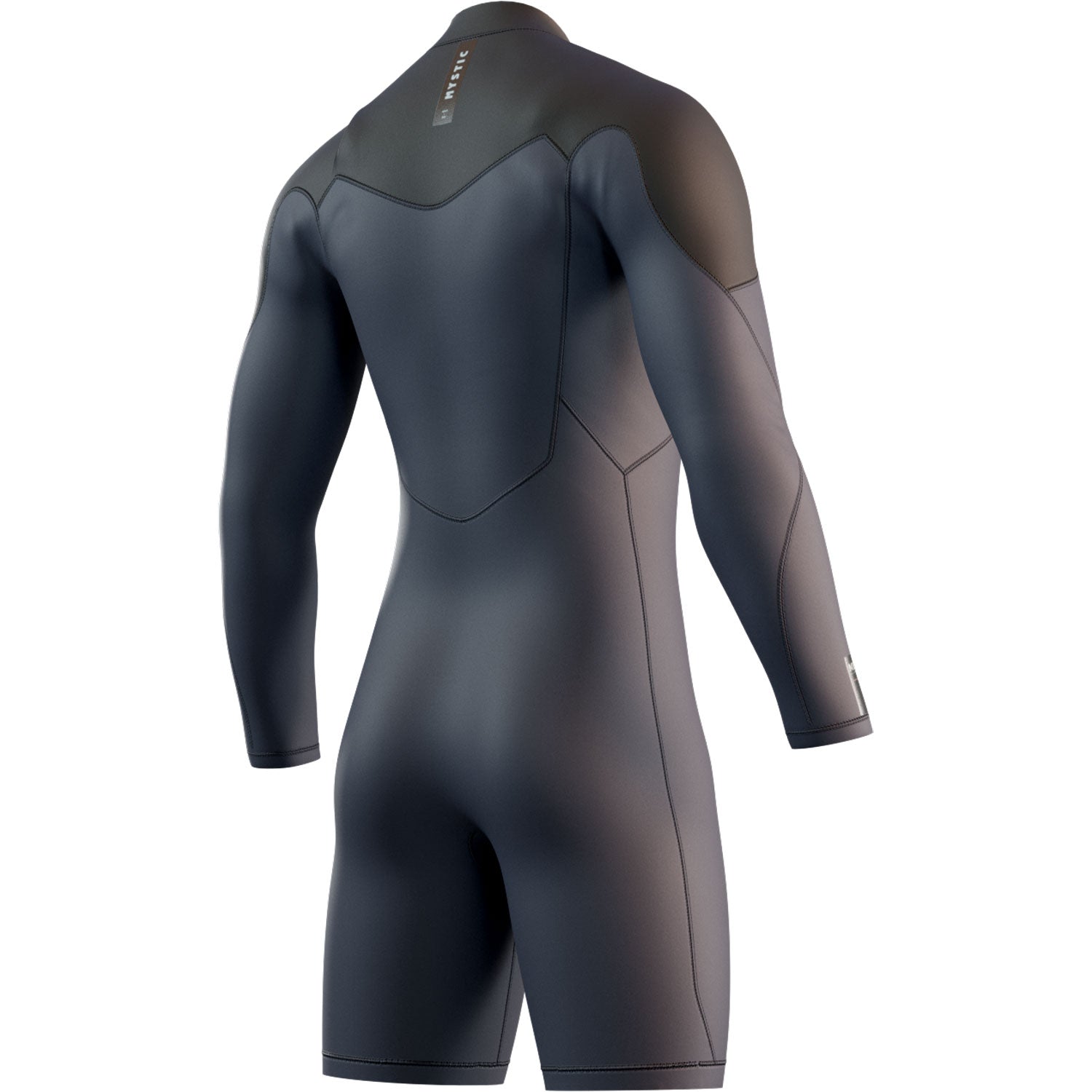  Mystic STAR 3/2 Chest-Zip Longarm Shorty Wetsuit- Navy