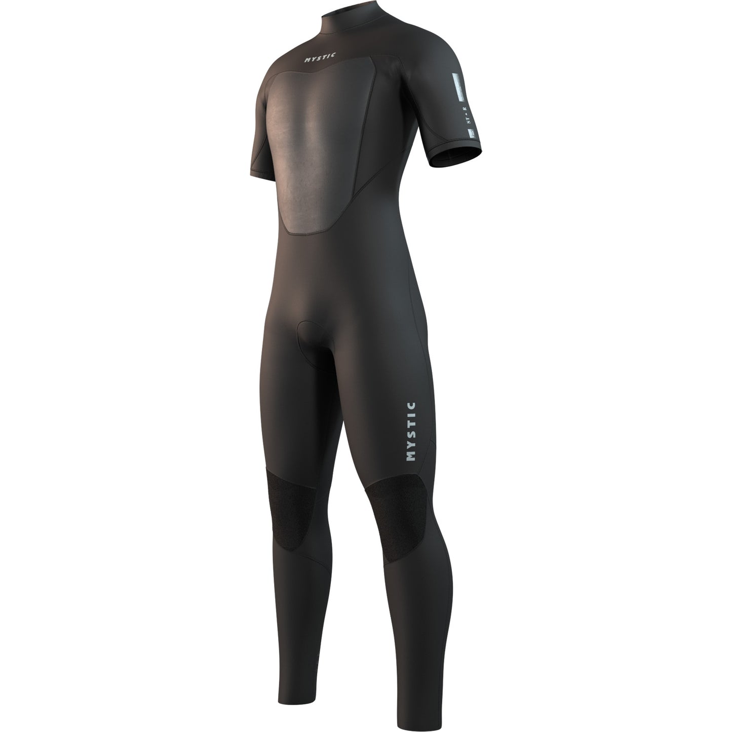  Mystic STAR 3/2mm Back-Zip Short Arm Wetsuit - Black