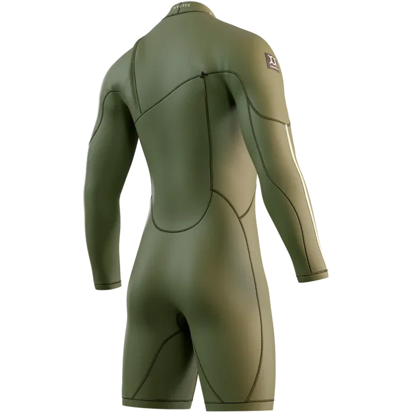  Mystic The One 3/2 Front-Zip Longarm Shorty Wetsuit- Moss