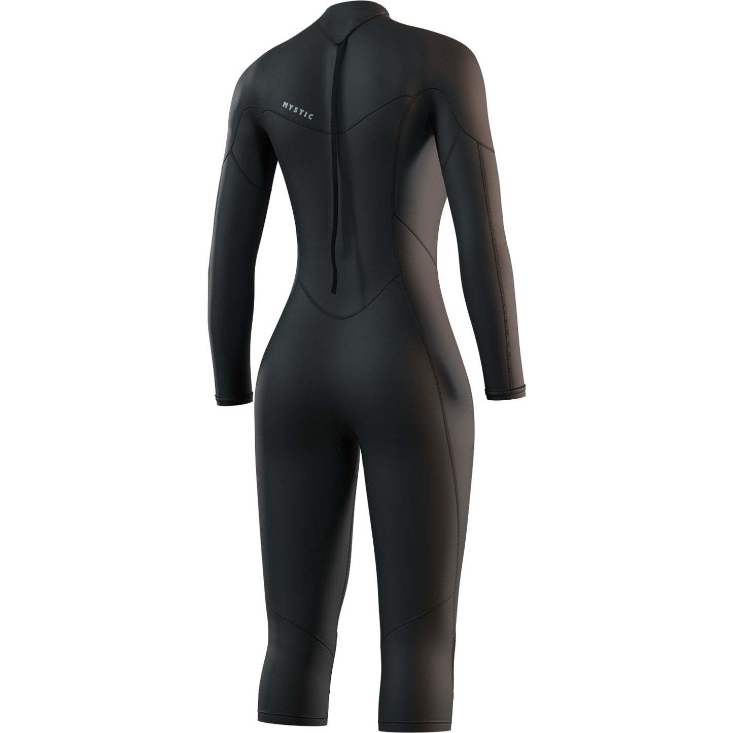  Mystic Womens Brand 3/2mm Back-Zip Short Leg Wetsuit - Black