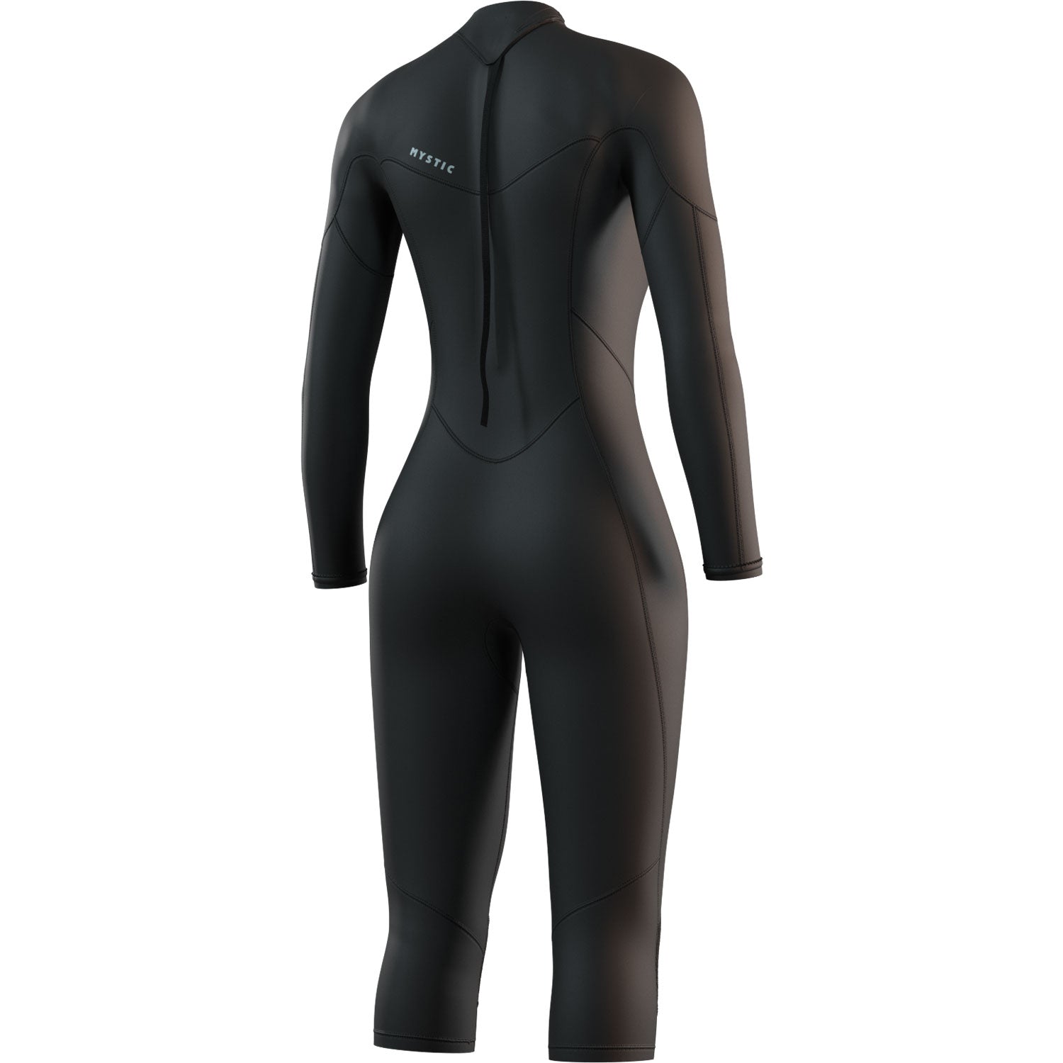  Mystic Womens Brand 3/2mm Back-Zip Short Leg Wetsuit - Black