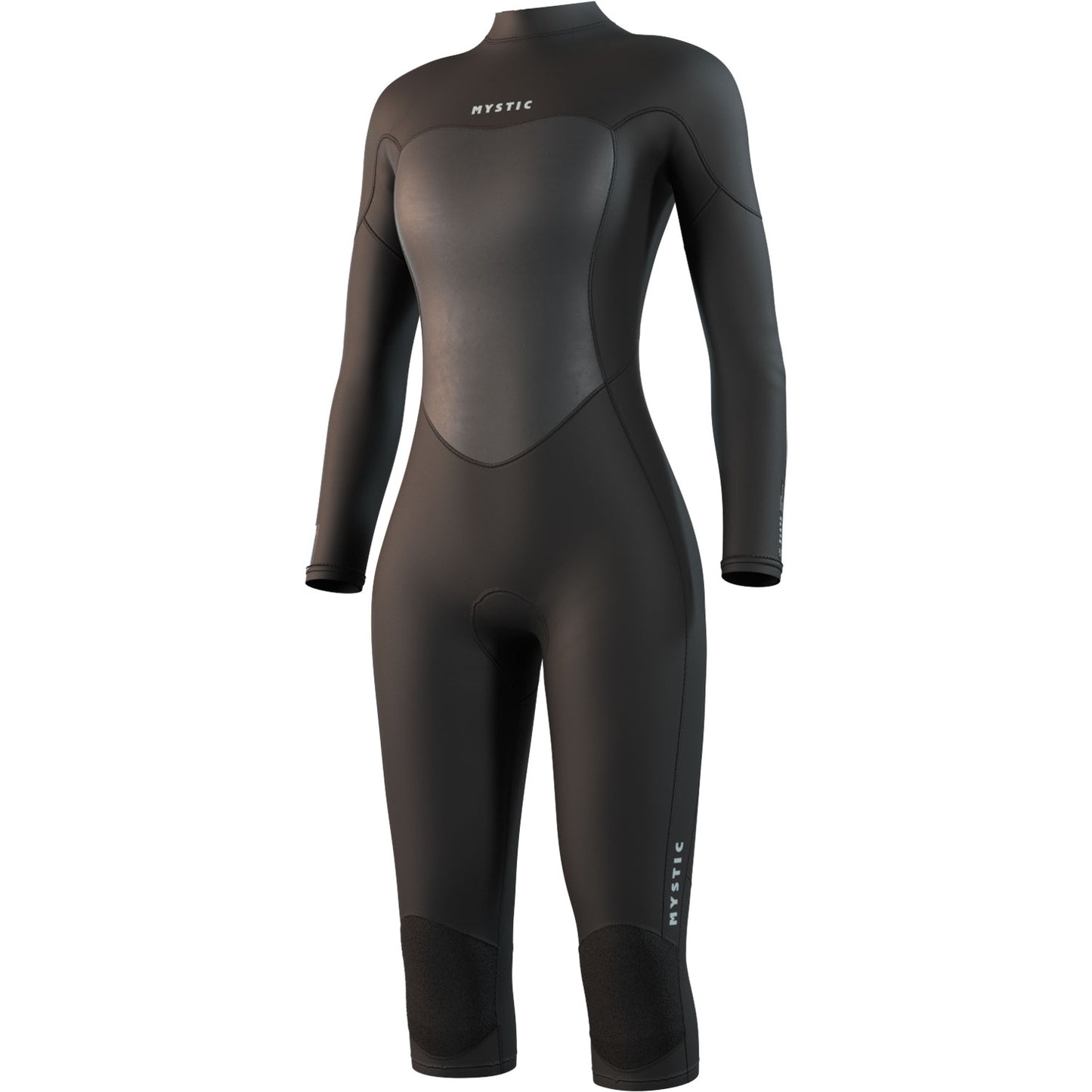  Mystic Womens Brand 3/2mm Back-Zip Short Leg Wetsuit - Black
