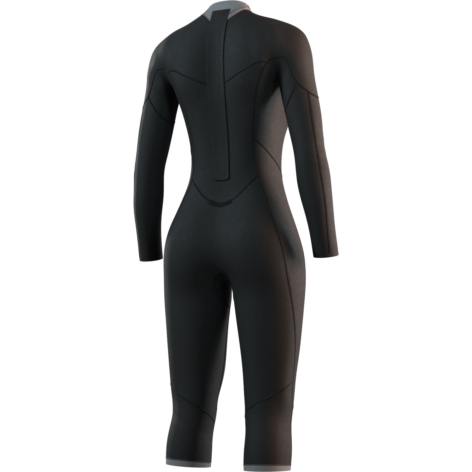  Mystic Womens Brand 3/2mm Back-Zip Short Leg Wetsuit - Black