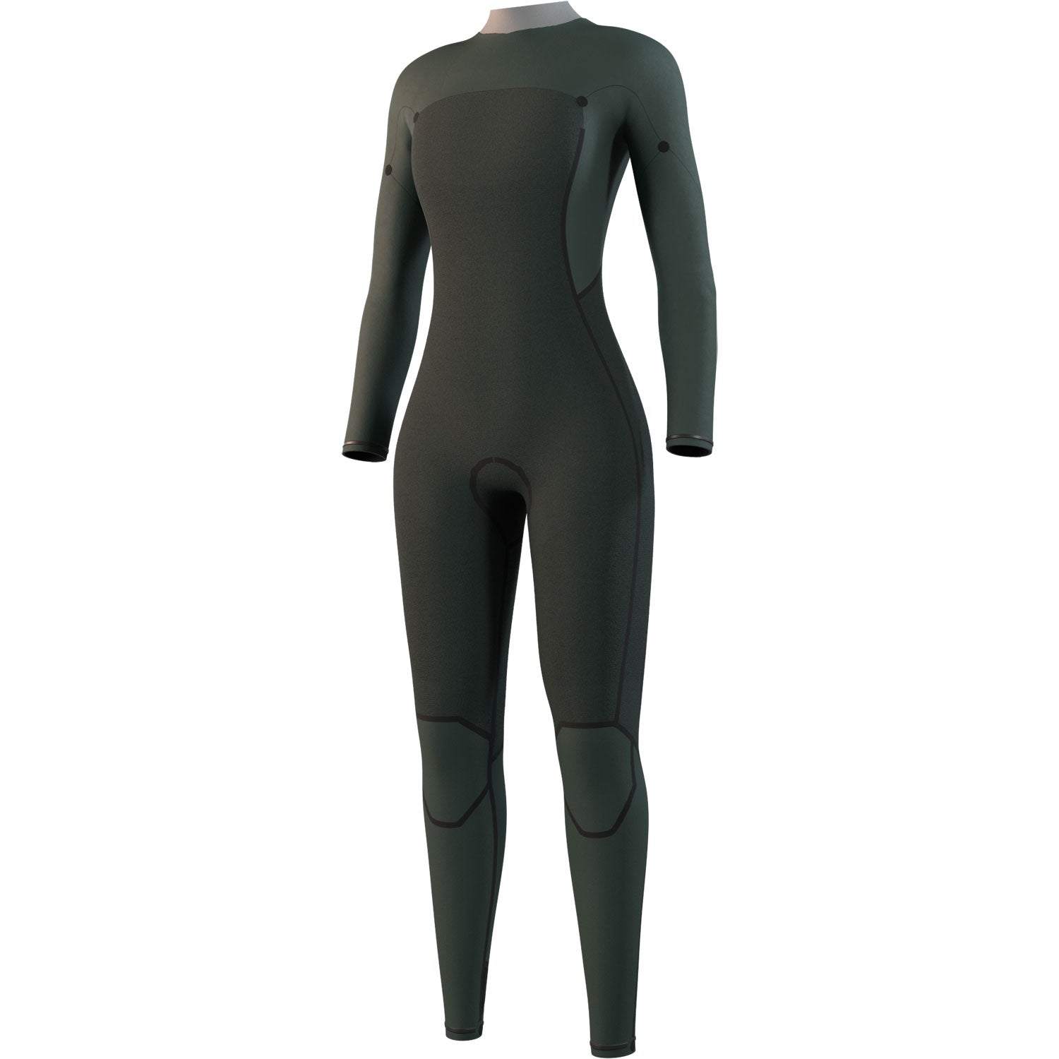  Mystic Womens HAVEN 4/3 Back-Zip Wetsuit - Black