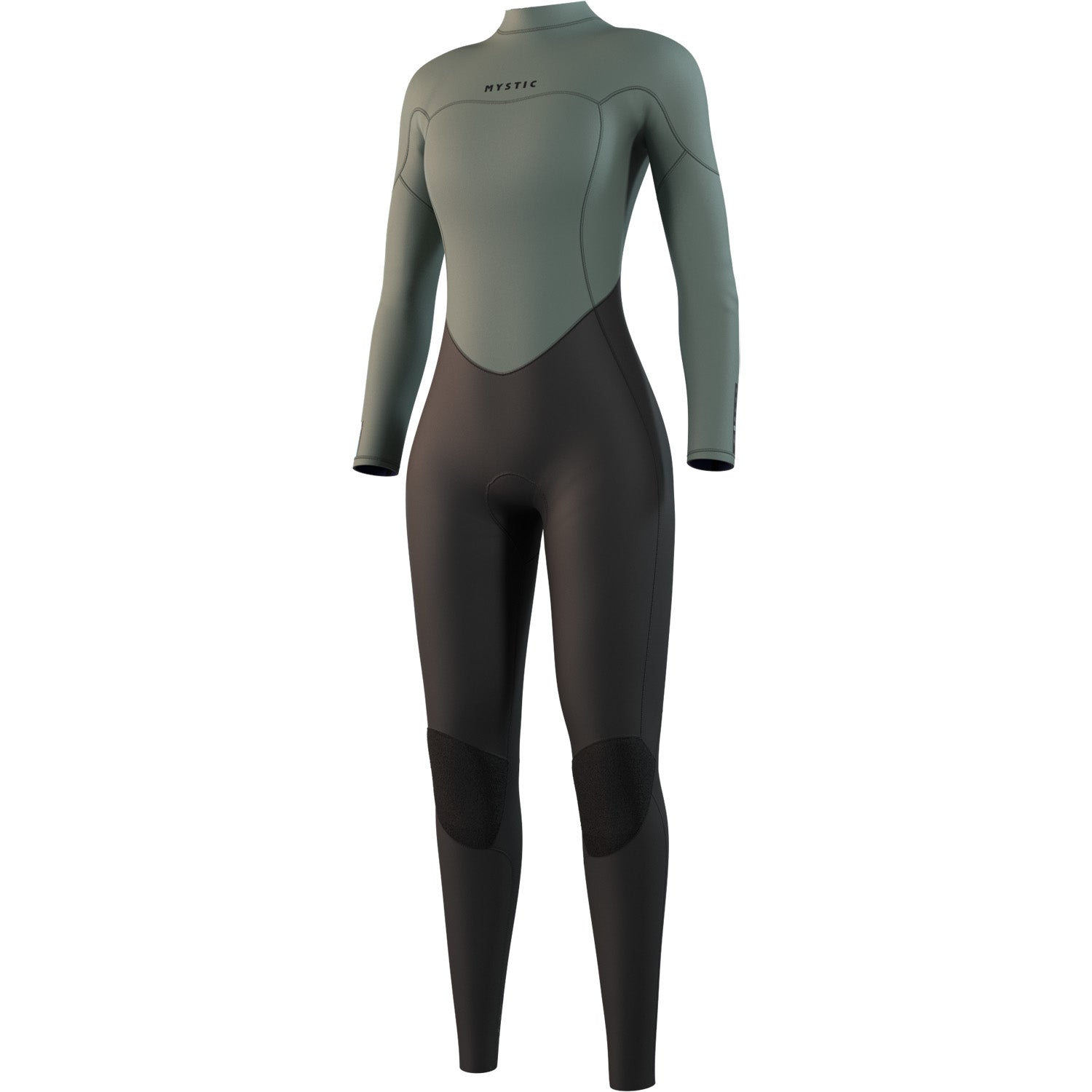  Mystic Womens Star 5/3mm Back-Zip Fullsuit Wetsuit - Dark Olive