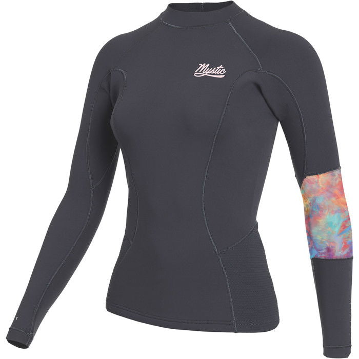  Mystic Womens Lunar 2mm Long Sleeve Wetsuit Top