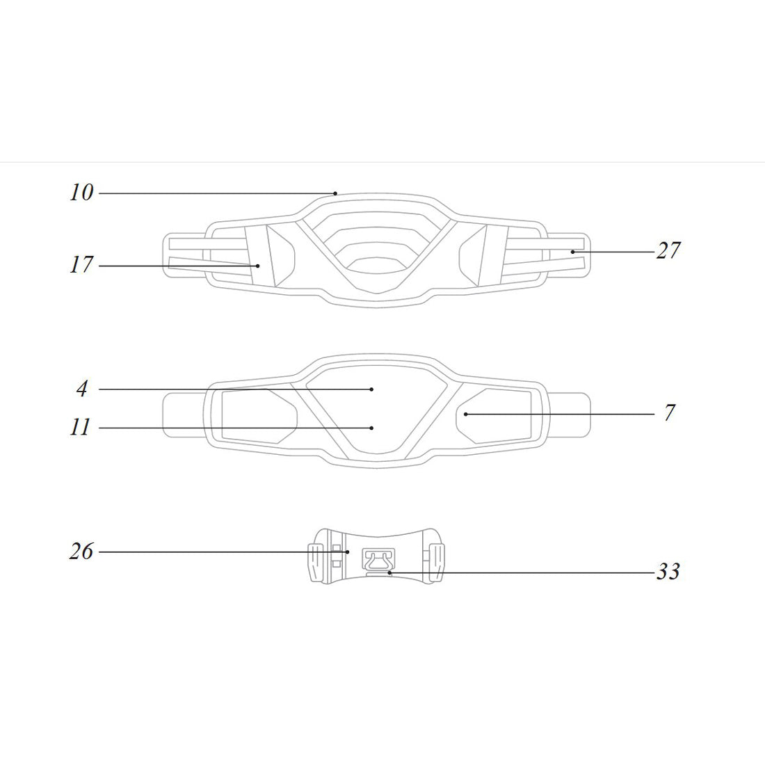  Mystic Windsurf Star Waist Kitesurf Harness - Black