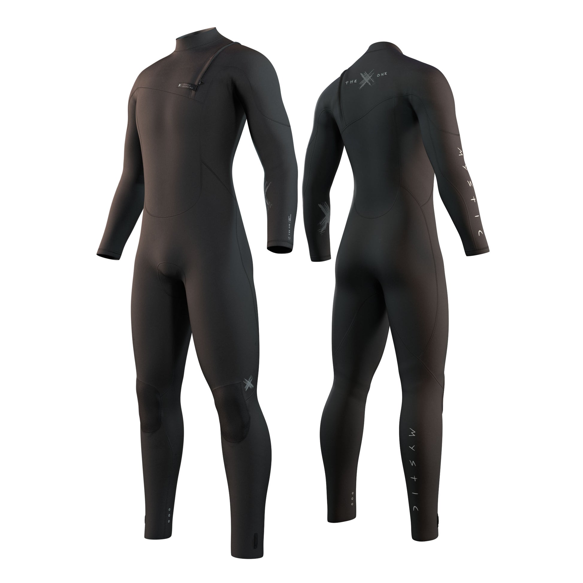  Mystic THE ONE 4/3 GBS Zip-Free Wetsuit - Black 220009