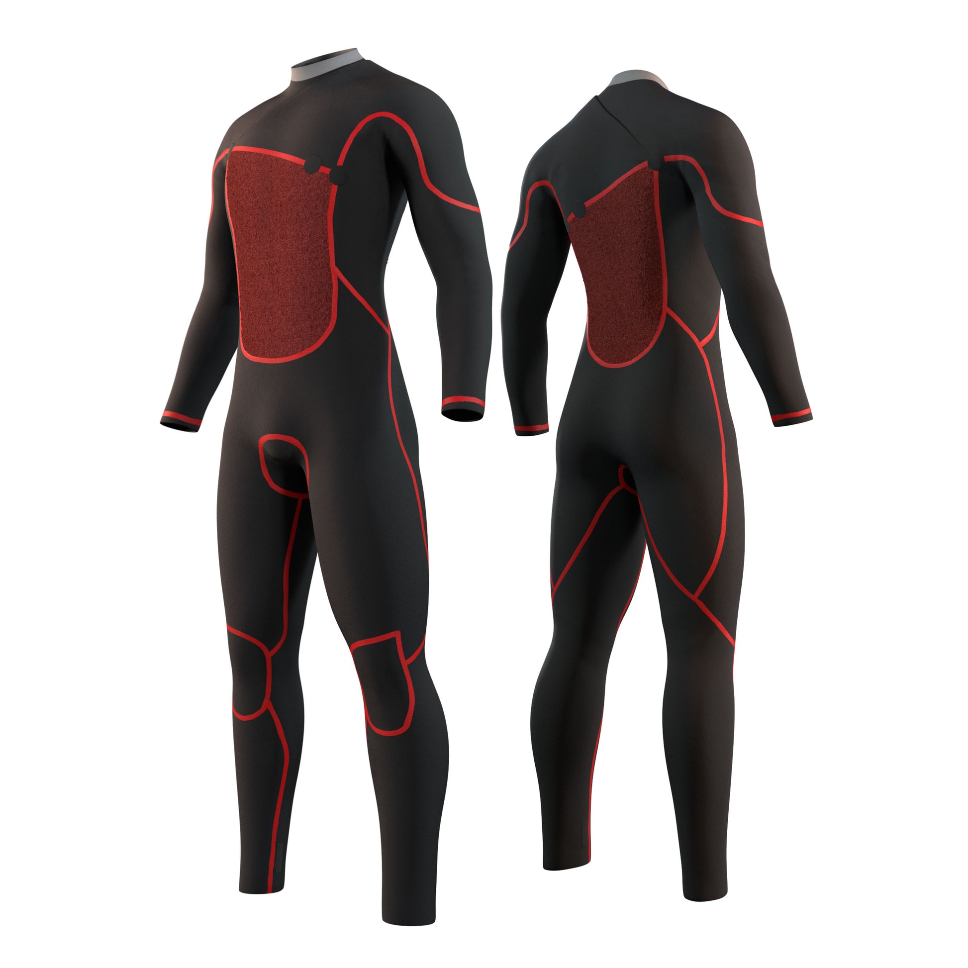  Mystic THE ONE 3/2 GBS Zip-Free Wetsuit - Black