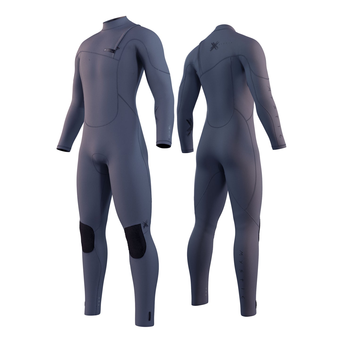  Mystic THE ONE 4/3 GBS Zip-Free Wetsuit - Grey 220009