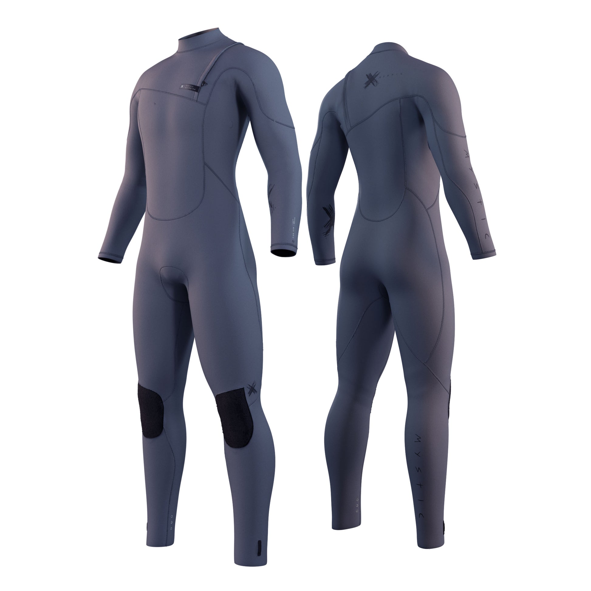  Mystic THE ONE 3/2 GBS Zip-Free Wetsuit - Grey