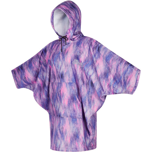  Mystic Womens Poncho - Black/Purple