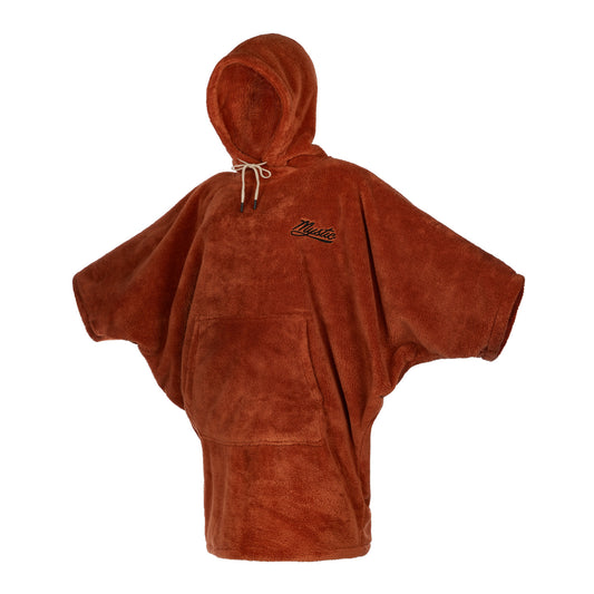  Mystic Womens TEDDY Poncho / Changing Robe - Rusty Red