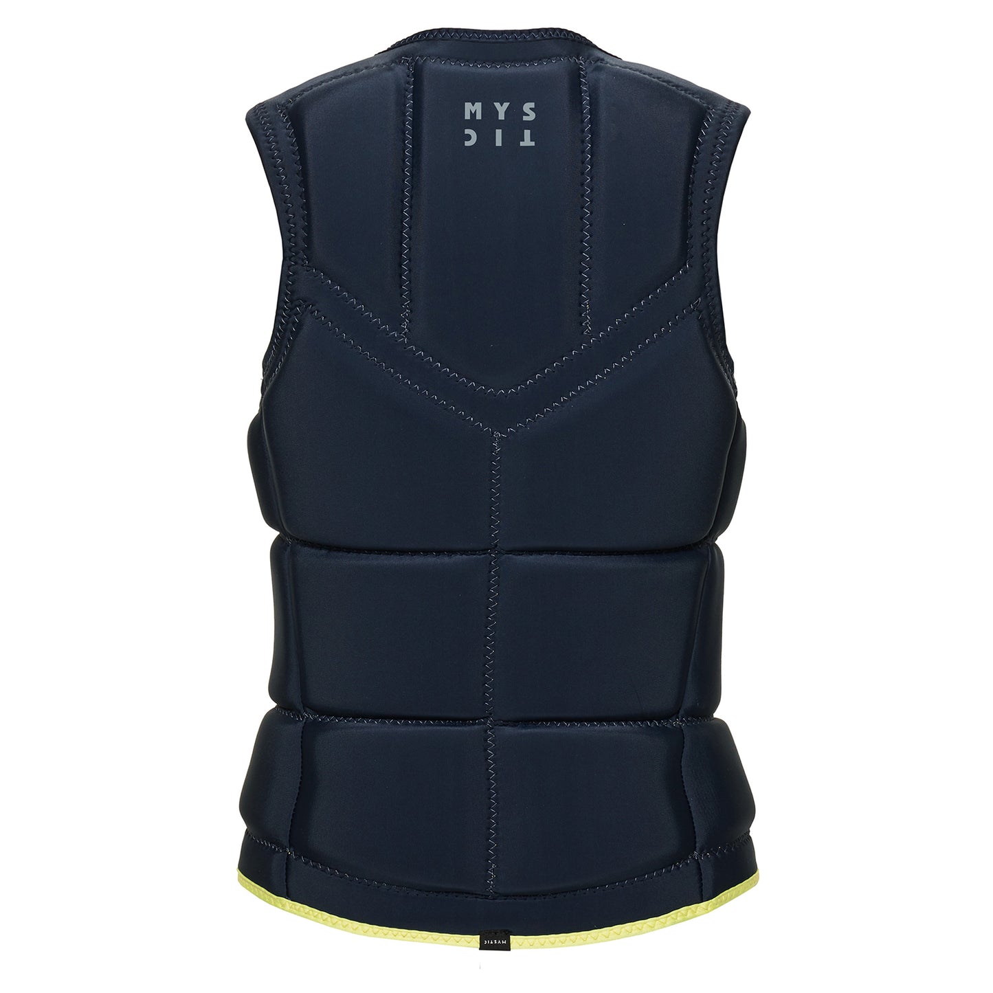  Mystic Womens Dazzled Wake Boarding Front-Zip Impact Vest - Night Blue