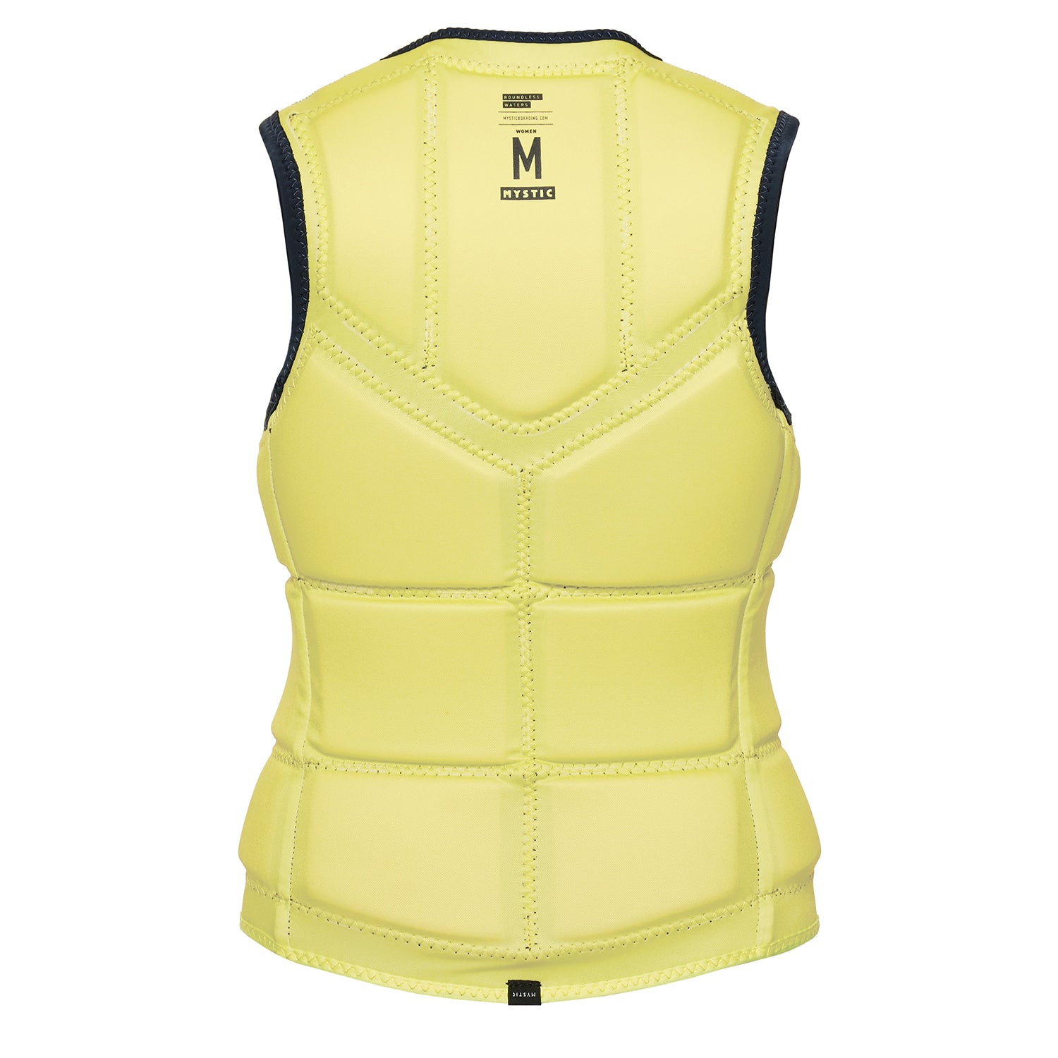  Mystic Womens Dazzled Wake Boarding Front-Zip Impact Vest - Night Blue