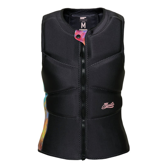  Mystic Womens Ruby Kite Surfing Front-Zip Impact Vest - Dark Grey